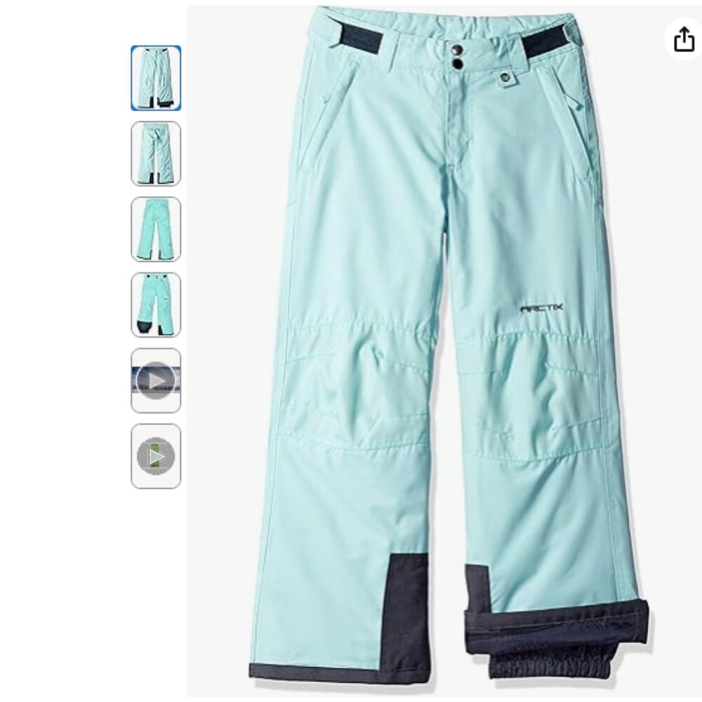 Arctix Kids Snow Pants with Reinforced Knees and Seat NWT XL (18/20)